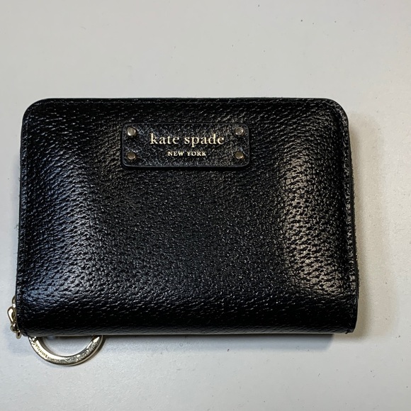 kate spade Handbags - Kate Spade Black Textured Wallet